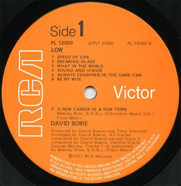 David BOWIE☆Diamond Dogs UK RCA オリジナル 洋楽