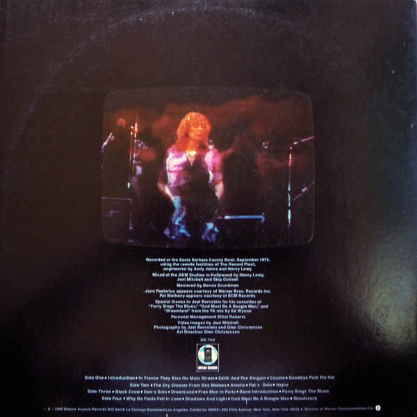 Joni Mitchell - Shadows And Light - Vinyl Pussycat Records