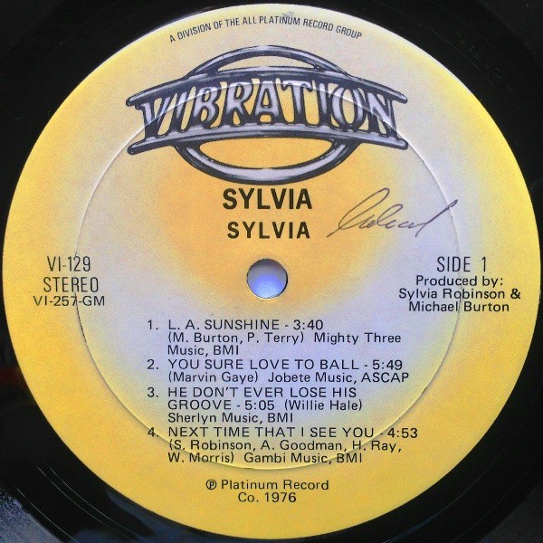Sylvia Sylvia Vinyl Pussycat Records