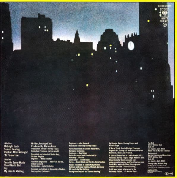 Marvin Gaye ‎– Midnight Love - Vinyl Pussycat Records