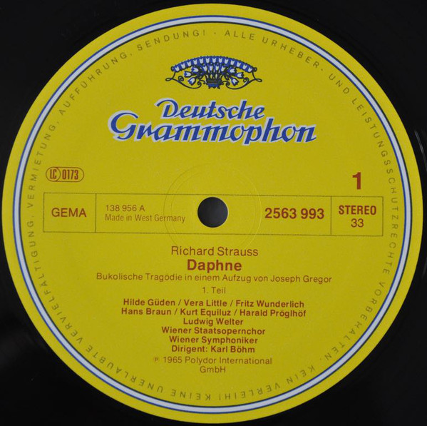 Richard Strauss, Karl Böhm - Daphne - Vinyl Pussycat Records