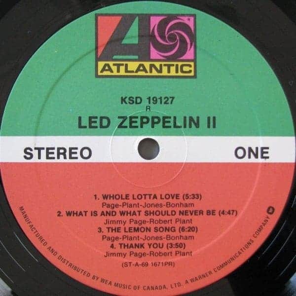 Led Zeppelin ‎– Zeppelin II