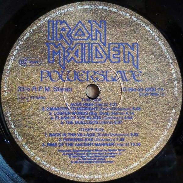 Iron Maiden Powerslave Mp3